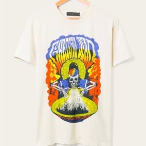 Junk Food x Grateful Dead The Spectrum Vintage Tee SMALL NWOT Cream